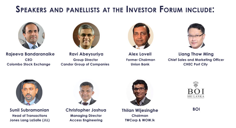 Investor Forum - Ray Abeywardena, Ravi Abeysuriya, Alex Lovell, Liang Thow Ming, Sunil Subramanian, Christopher Joshua, Thilan Wijesinghe