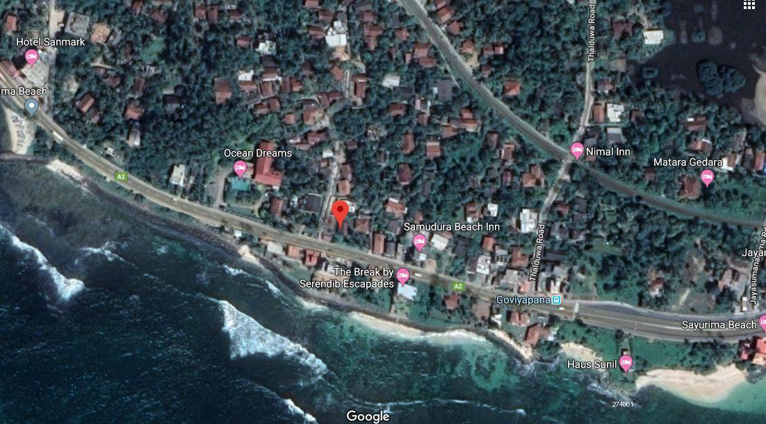 Land with house for sale in Galle 22.92P Land for Sale in Ahangama