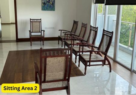 Living Room - Blue Ocean 03beds/spacious unit/furnished apartment/for rent in Colombo-03.