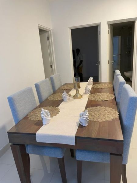 Dining room - Urban Homes/03beds/furnished/for rent in Battaramulla Koswatta. 