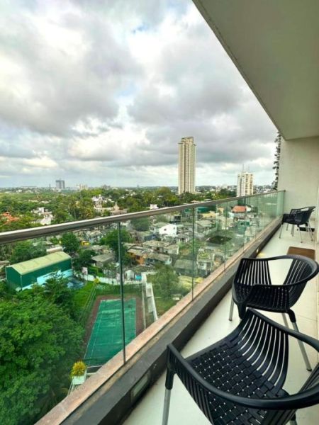 Balcony - Sky Garden 3 BR Apartment For Sale  Furnished Rajagiriya 