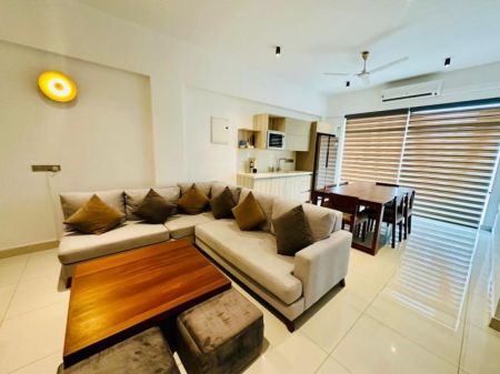 Living Room - Nugegoda 3 BR Furnished Apartment for sale 