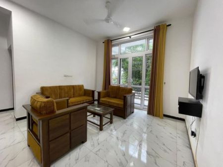 Living Room - 2-Bedroom Fully Furnished Apartment Short-Term Rental in Dehiwela. (Property Code: CSM101)