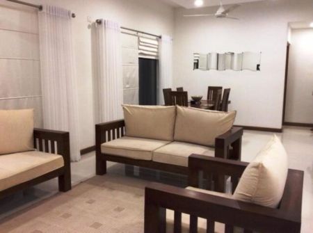 Living Room - Sky Garden - 03 Bedroom Furnished Apartment for Sale in Rajagiriya (A795)