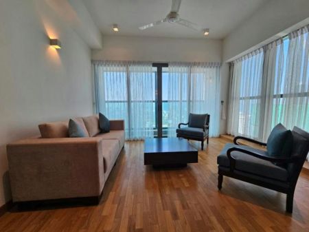 Living Room - 447 Luna Tower – 02 Bedroom Furnished Apartment for Rent in Colombo 02 (A1839)