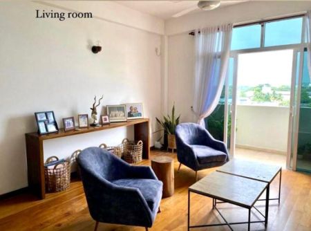 Living Room - Fully Furnished 4 Bedroom Apartment For Sale At Mount Lavinia. 