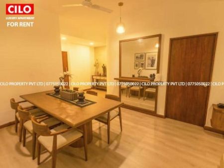 Dining room - 3bedrooms fully furnished | iconic Galaxy apartment for immediate rent Rajagiriya 