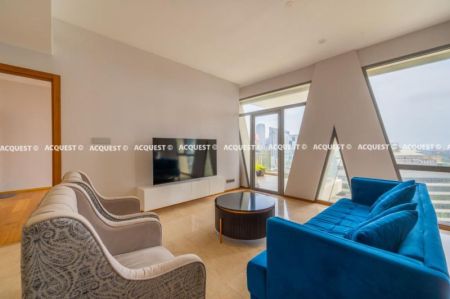 Living Room - Apartment for Rent - Altair - Sloping Tower - Colombo 02 | USD 2,000