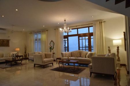 Living Room - One of the most elegant bungalows in a highly residential area, at Colombo 7  