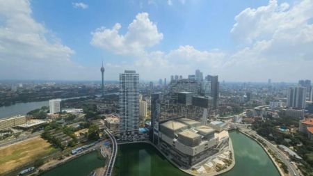 Balcony - Shangri La - 02 Bedroom Furnished Apartment for Rent in Colombo 02 (A3742)-RENTED