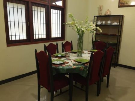 Dining room - 02 Storied 05 Bedroom House on a 45 Perch Land  for Rent at Robert Gunawardena Mawatha, Battaramulla