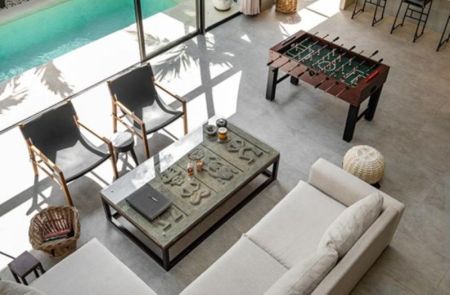 Living Room - Modern House with Pool in Boralesgamuwa 