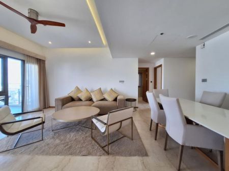 Dining room - 3bedrooms furnished higher floor apartment at Altaire Colombo 2 immediate rent 