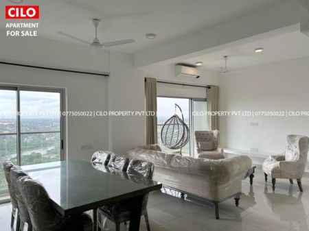 Dining room - 3 bedrooms|Largest | furnished apartment at premium level | Iconic Galaxy for rent | Rajagiriya 