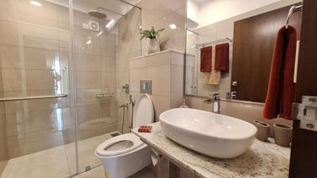 Bathroom - 3 bedrooms|Largest | furnished apartment at premium level | Iconic Galaxy for rent | Rajagiriya 