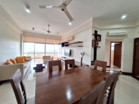 Dining room - 3 bedrooms | Fully furnished  apartment at Colombo 8 for immediate rent 