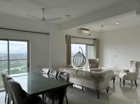 Dining room - Iconic Galaxy - 03 Bedroom Furnished Apartment for Rent in Rajagiriya (A2582)-RENTED