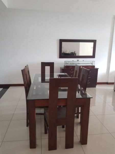 Dining room - Trillium Residencies/03beds/furnished apartment for rent in Colombo-07.