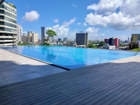 Pool - 2 Bedroom Luxury Apartment at Twin Peak for rent – Colombo 2