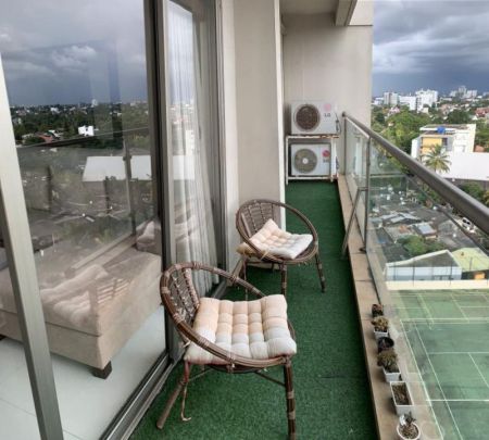 Balcony - 3 Bedroom apartment at Iconic 110 for sale in Rajagiriya