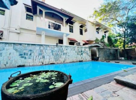 Pool - 05 Bedroom Unfurnished 02 Storied House for Rent in Battaramulla (A1849)