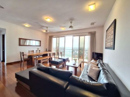 Living Room - 3bedrooms furnished  higher floor |Fairway apartment rent | Rajagiriya 