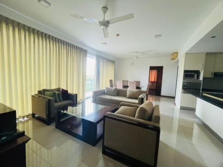 Living Room - Fairway - 03 Bedroom Furnished Apartment for Rent in Rajagiriya (A1772)-RENTED