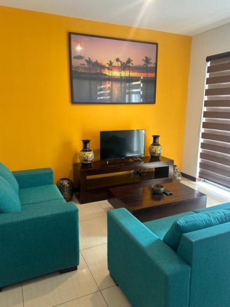 Living Room - On320/03beds/furnished/pool view/for rent in Colombo-02. 