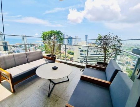 Balcony - Altair Residencies| 3BR Apartment| Fully furnished| Rent