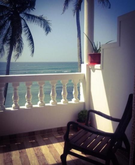 Balcony - ￭ 14 Rooms Hotel On the Beach in Mirissa ￭ (NK550)
