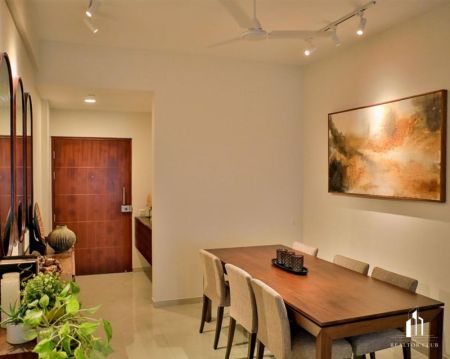 Dining room - Iconic Galaxy - 02 Bedroom Fully Furnished Apartment for Rent - Higher Floor - Rajagiriya