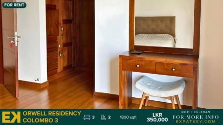 Bathroom - Orwell Residency | 3 Bedrooms | FOR RENT | Colombo 03 | EK-1049