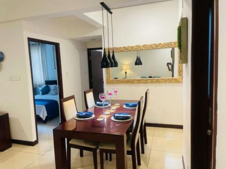 Dining room - OnThree20 - 02 Bedroom Furnished Apartment for Rent in Colombo 02 (A866)