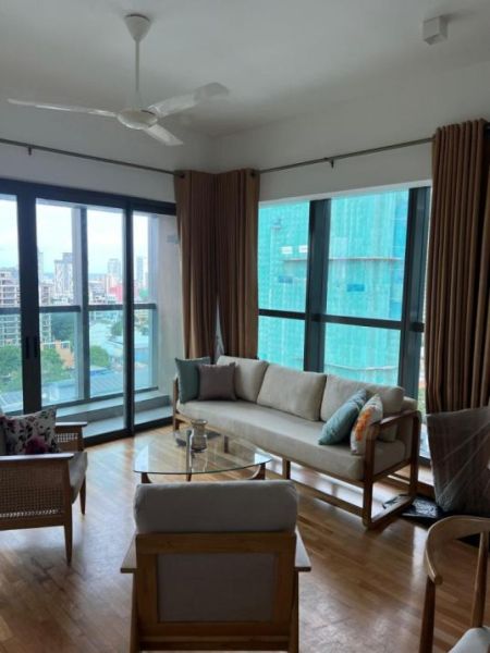 Living Room - ￭ 447 Luna Tower Type-B ￭ 02 Bedrooms ￭ Apartment For Sale ￭ (NK686)