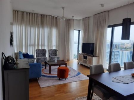 Living Room - Luna Tower/02beds/furnished apartment/for rent in Colombo-02. 