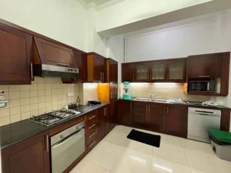 Kitchen - Capitol – 03 Bedroom Furnished Apartment for Rent in Colombo 07 (A113)-RENTED