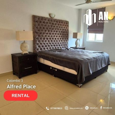 Bedroom - Rental : 3bed Apartment In Alfred Place, Colombo 3 