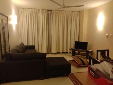 Living Room - Crescat – 02 Bedroom Furnished Apartment for Rent in Colombo 03 (A2401)