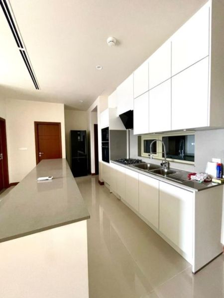 Kitchen - 3 bedrooms | Brand new | Fully furnished | Higher floor apartment at Grand Colombo 7 immediate sale 