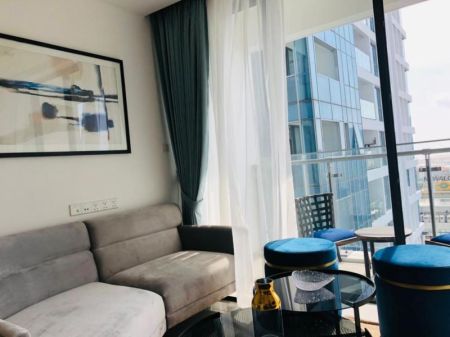 Living Room - 2bedrooms| furnished | higher floor apartment for immediate rent Colombo 2 