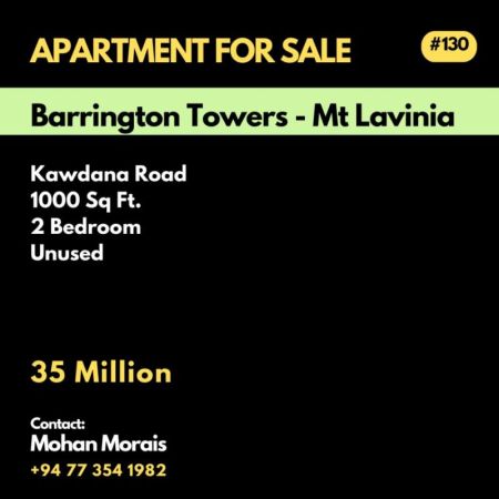 Bathroom - Apartment for Sale Barrington Tower - Mt Lavinia 