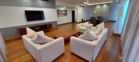 Living Room - Seylan Tower – 03 Bedroom Furnished Apartment for Rent in Colombo 03 (A774)