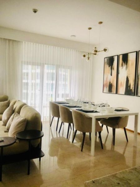 Dining room - (S692) 3 Bedroom apartment for rent in Colombo 2 for Rs. 4.45 lakhs (Per Month)