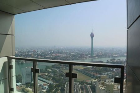 Dining room - Sky-High Luxury: Stunning 5-Bedroom Penthouse with Panoramic Views at Cinnamon Life , Colombo 2 