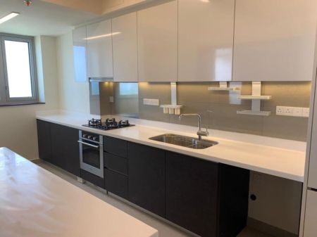 Kitchen - Colombo 2 Cinnamon Life 02 Bedroom Higher Floor Apartment For Sale