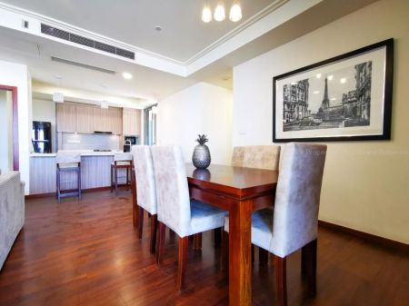 Dining room - 3 Bedroom apartment for rent in Colombo 3