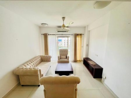 Living Room -  Iconic 110 | Rajagiriya |2 Bedroom |Furnished | Maids Facilities | 260 K Negotiable. 