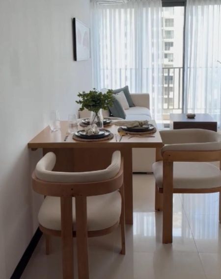 Dining room - (A40587) Trizen - Brand New 01 Room Furnished Apartment for Rent