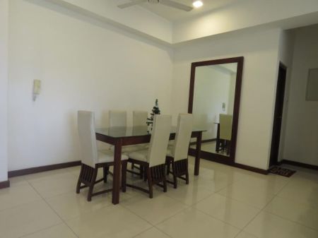 Dining room - 3 Bedroom furnished large apartment for rent in Colombo 02