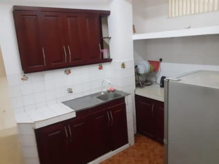 Kitchen - Fully Furnished 2 A/C Bedroom Apartment for long-Term Rent in wellawatta